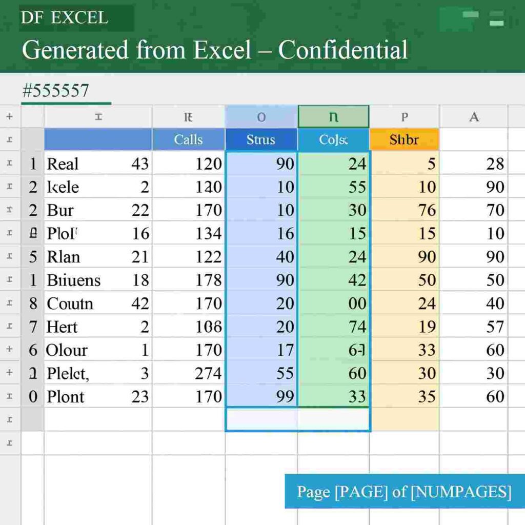 PDF to EXCEL free